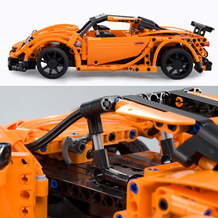 421 шт. серия Technic супер автомобиль RC строительные блоки модель Prosches набор кирпич