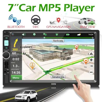 

SWM X4G 7inch 2 Din Car Stereo MP5 Player BT Music Player GPS Navigation Head Unit Receiver FM Radio Autoaudio AUX USB With TF
