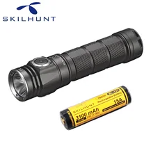 Skilhunt M200 CREE XP-L светодиодный 1050 Люмен USB Магнитный заряжаемый фонарик с батареей