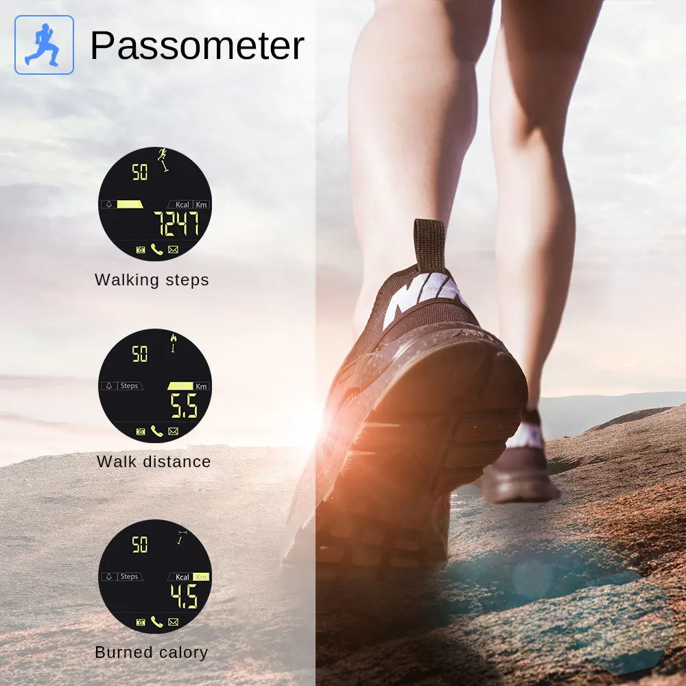 MOKA Pointer Men Smart Watch Sport Bluetooth Waterproof Digital Clock Call Reminder Smartwatch Wearable Devices For ios Android