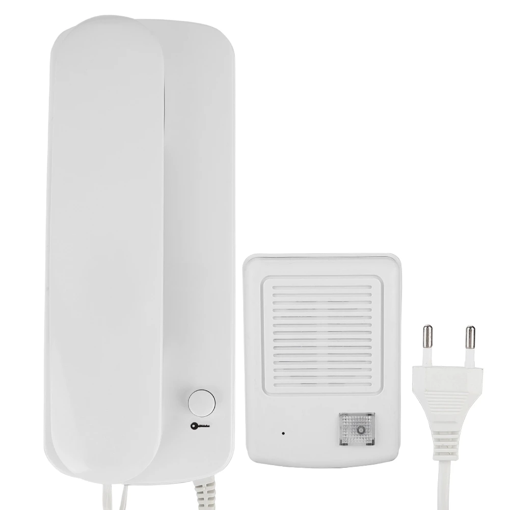 

Two Way Household Non-visual Wired Elevator Doorphone Intercom Audio 220V EU Plug 2019 New