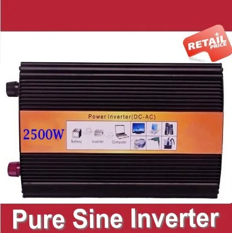 

2500W peak 5000W puhdas aalto invertteri DC to AC Solar Inverter 2500W Pure sine wave invertor