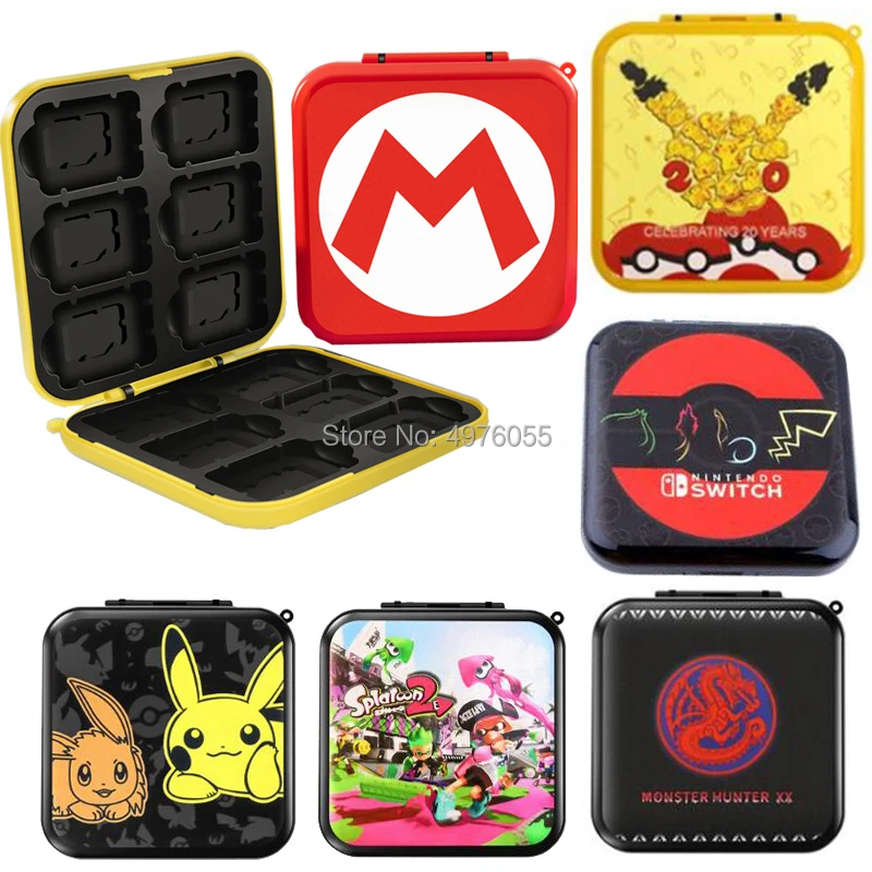 

New 12 in 1 Shockproof Game Cards Case for Nintend Switch NS Hard Shell Box for Nitendo Switch Games Storage Accessories