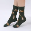 YEADU 85% de algodón de las mujeres, calcetines de Harajuku colorido de dibujos animados lindo Kawaii divertido perro gato cerdo Fox espacio calcetines para mujer regalo de Navidad ► Foto 3/6