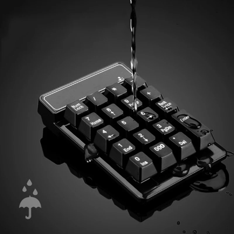 Новая 2 4G Беспроводная Bluetooth цифровая клавиатура 19 key портативная