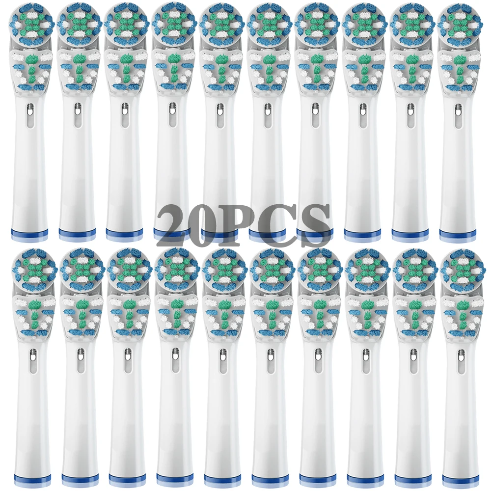 

20pcs Electric toothbrush heads Dual Clean Replacement Brush Heads For Braun Oral B triumph vitality testine toothbrush heads