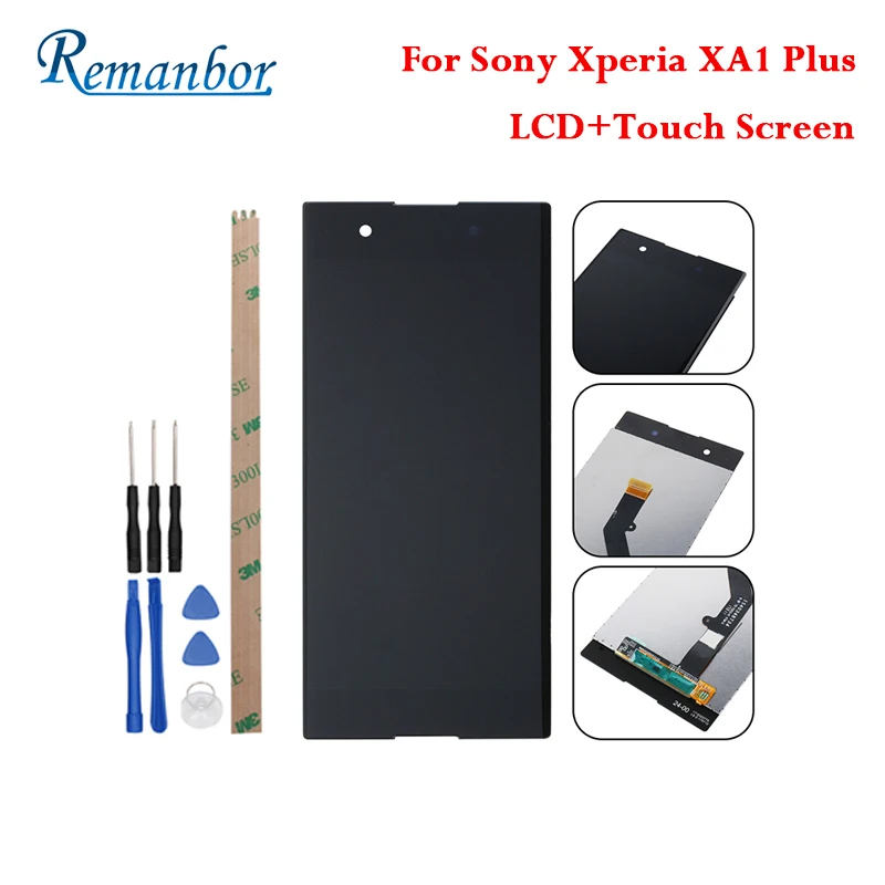 

Remanbor For Sony Xperia XA1 Plus LCD Display Touch Screen Assembly G3412 G3416 G3426 Replacement For Sony XA1 Plus LCD +Tools