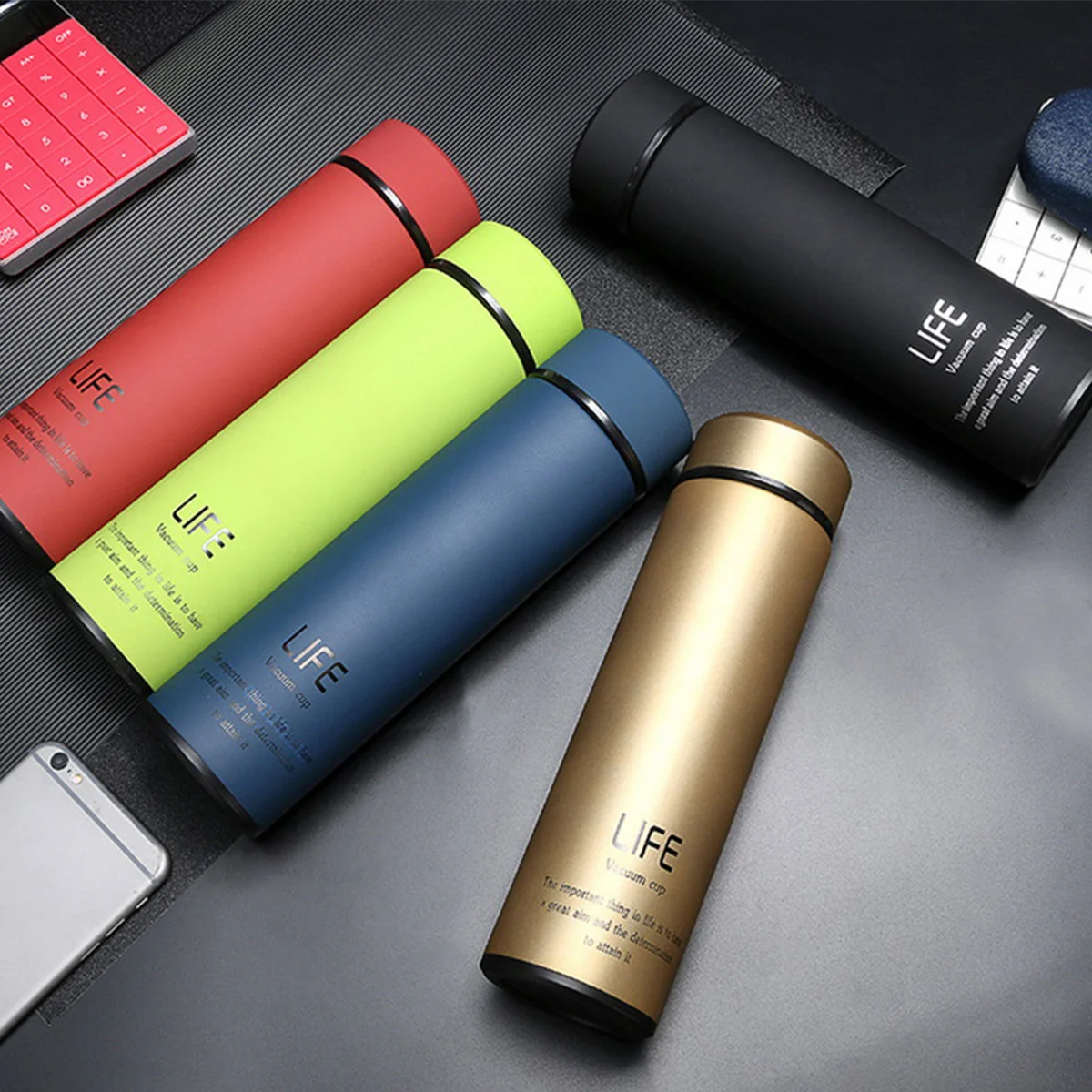 

500/350ML Vacuum Flask With Filter Home Thermos Tea Stainless Steel 304 Thermal Cup Coffee Mug Water Bottle Office Business