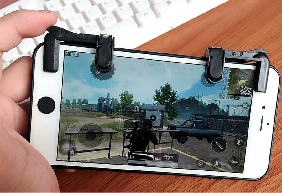 1000pairs Knives Out Rules Of Survival Mobile Game Fire Button Aim Gaming Trigger L1r1 Shooter Controller Pubg V3 0 Gamepad Gamepads Aliexpress