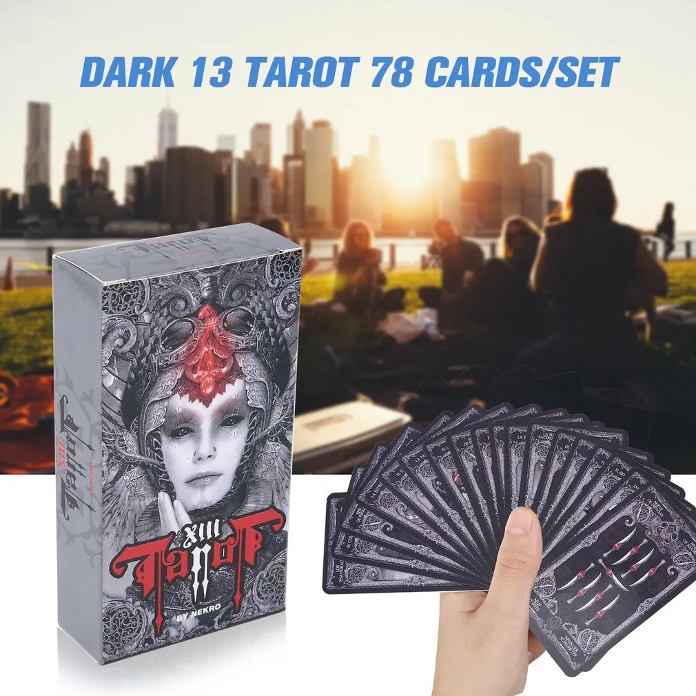 

Magic Dark 13 Tarot Magic Read Fate Tarot Card Game For Personal Use Board Game A 48-card Deck And Guidebook
