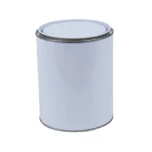 1L small round 1 liter chemical tank paint coating seal iron can