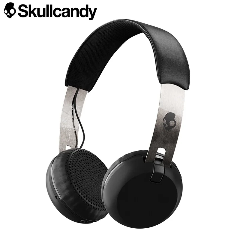 

Skullcandy GRIND Wireless Bluetooth 4.1 Headphone 12H Battery Life On-touch Control Subwoofer Headset Noise Reduction With Mic