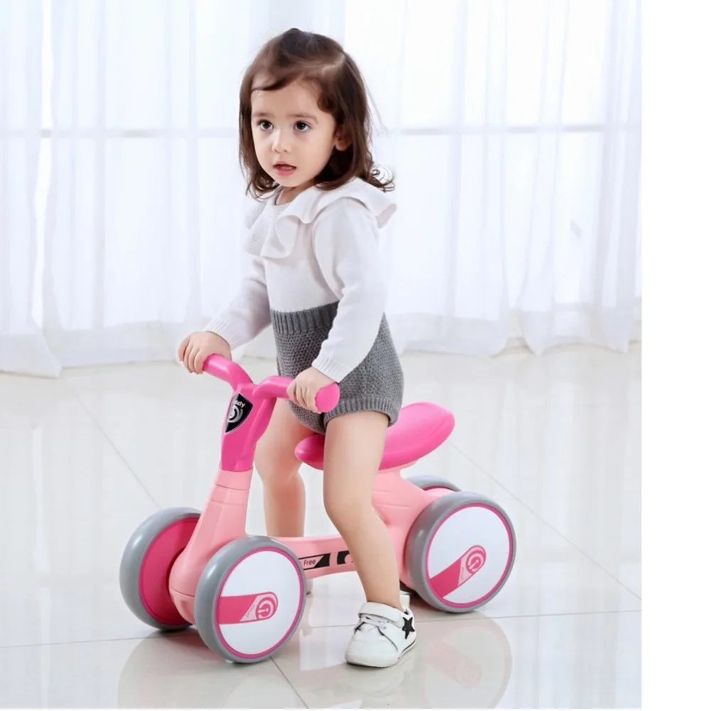 New Brand Children's Bicycle Balance Scooter Infant 1-3years Child For Driving Bike Gift For Baby Four-wheeled Walker Buggy