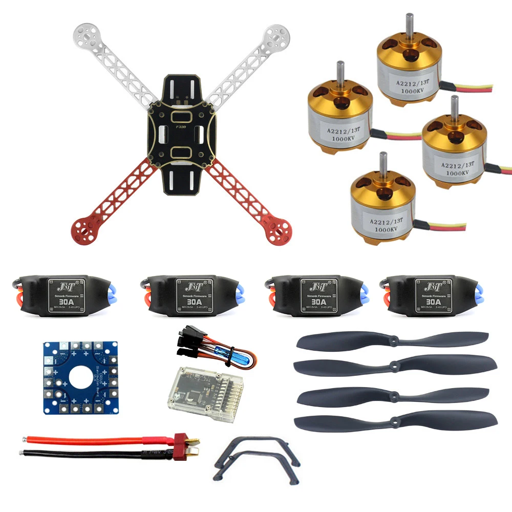 $50.62 RC Drone Quadrocopter 4axis Aircraft Kit F330 MultiCopter Frame QQ Super Flight Control No Transm