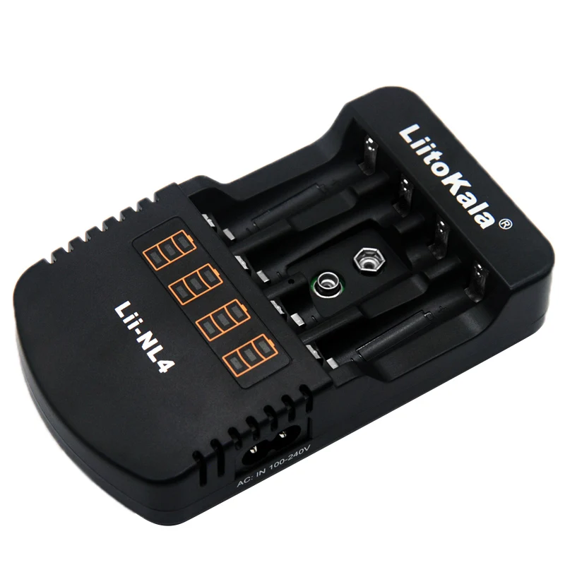 Achat Liitokala Lii Nl4 chargeur de batterie Pour Aa Aaa Ni Mh Ni cd 9 V Rechargeable Batteries Ue Plug