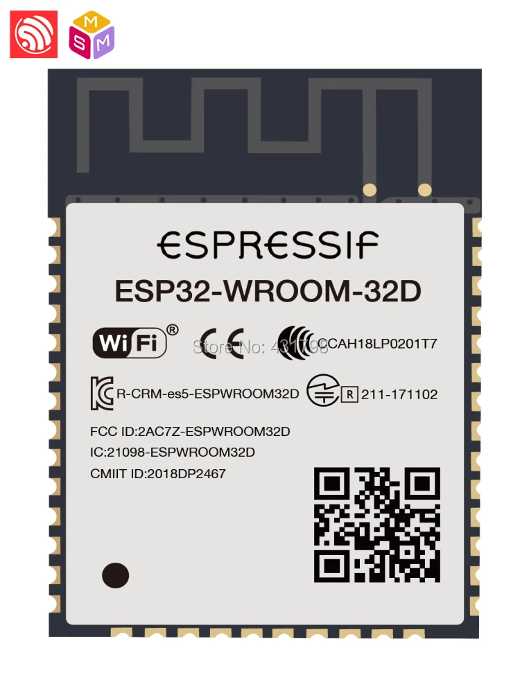 AIOT Espressif SoC ESP32 WiFi Bluetooth модуль ESP32-WROOM-32D международная версия домашней/промышленности/сельского хозяйства Автоматизация