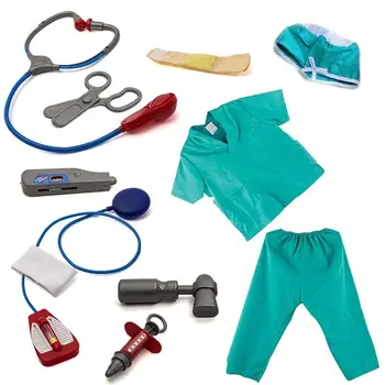 

New Child's Blue Doctor Dress up Surgeon Costume Set and Accessories wholesale