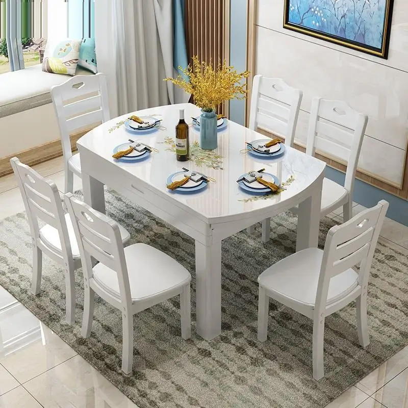 Sala Eet Tafel Escrivaninha Esstisch Tisch Pliante A Langer Juego Kitchen Wood Bureau Comedor Mesa De Jantar Dining Room Table