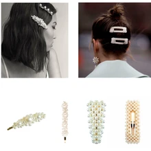 Горячая 1 шт. Новая модная жемчужина для женщин Улитка заколка для волос аксессуары для укладки волос кристальная жемчужная заколка для женщин Девушка подарок салон красоты