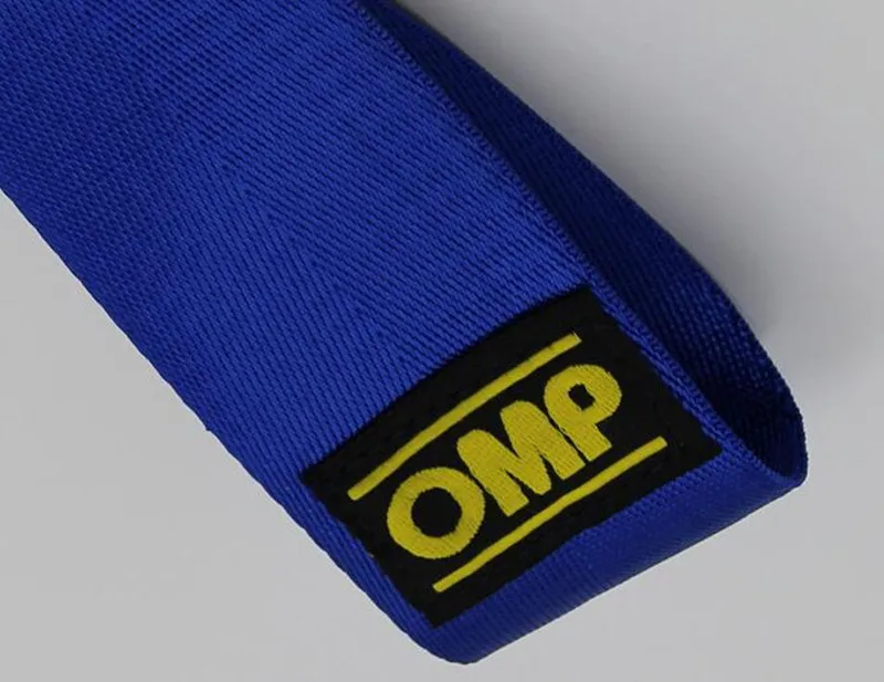 

OMP Towing Rope High Strength Nylon Tow Eye Strap Tow Loop Strap Racing Drift Rally Emergency Tool Front Rear Bumper Hook with l