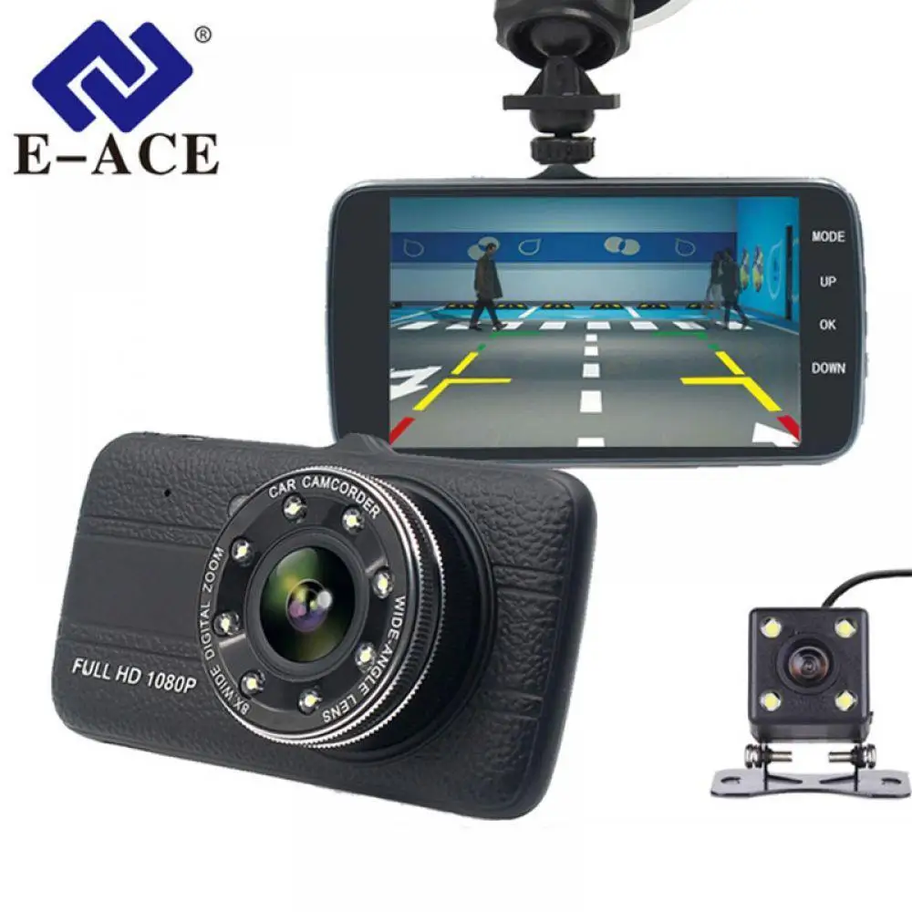 Dash Cam 4 0 &quotFull HD 1080 P Автомобильный видеорегистратор Камера авто регистратор