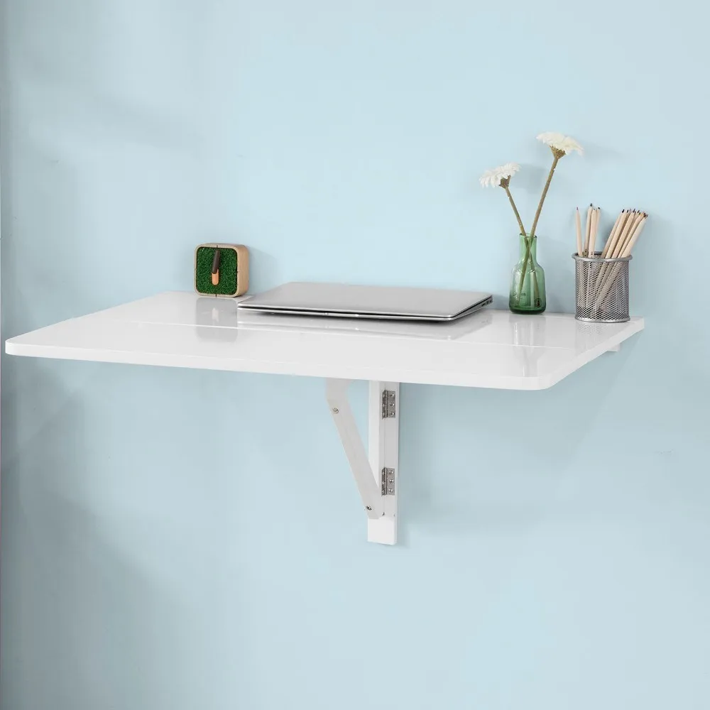 SoBuy FWT02 Folding Wall-mounted Drop-leaf Table, Kitchen & Dining Wood Table Children Desk