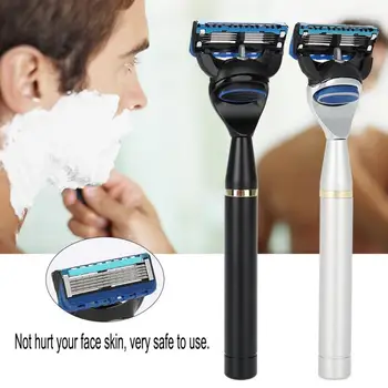 

Safety Double Edge Vintage Blade Manual Beard Shaving Tool