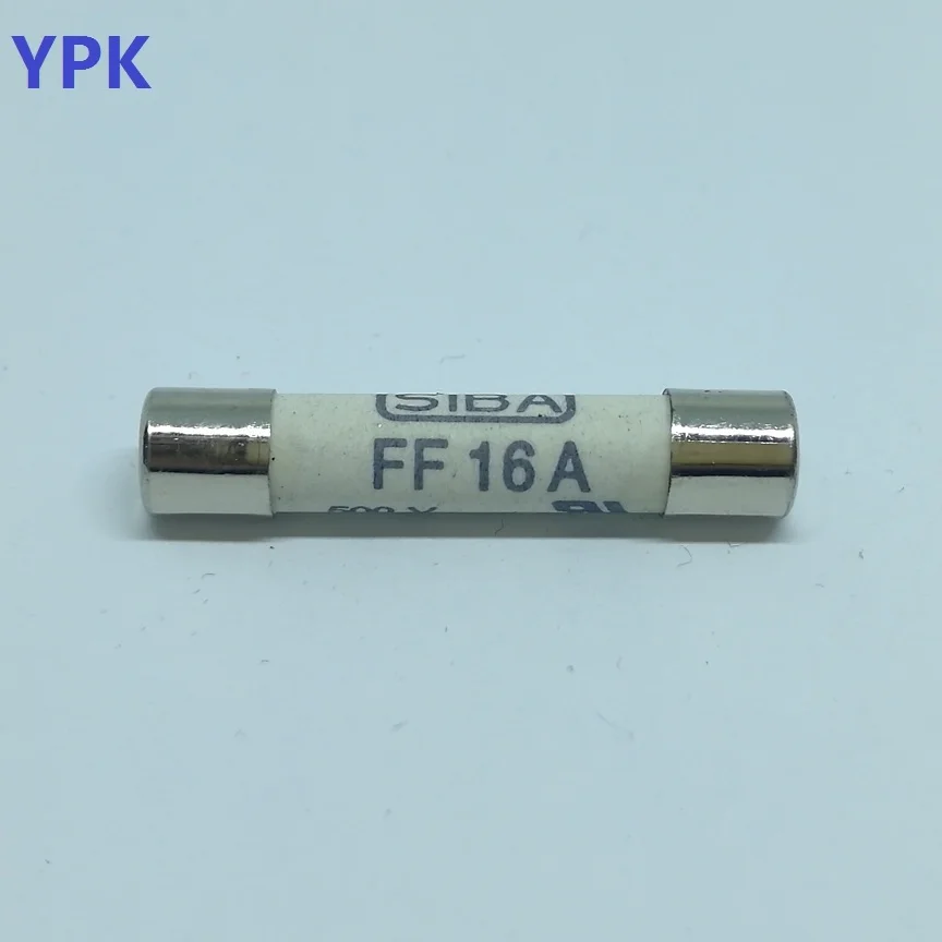 1 шт. FF16A SIBA FF 16A предохранитель 500 В 7014540 Размеры: 6*32 мм | Обустройство дома