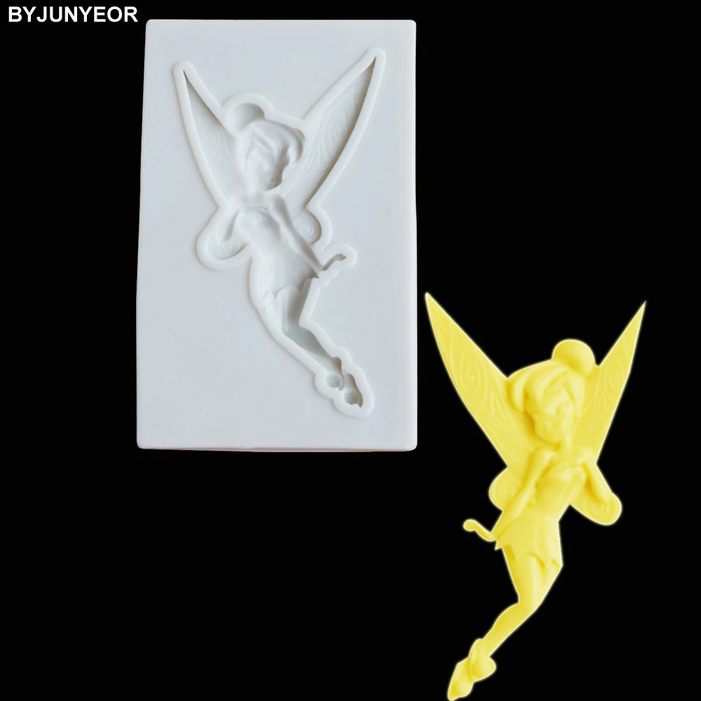 M2066 Angel Girl Uv Resin Silicone Mold Fondant Chocolate Candy