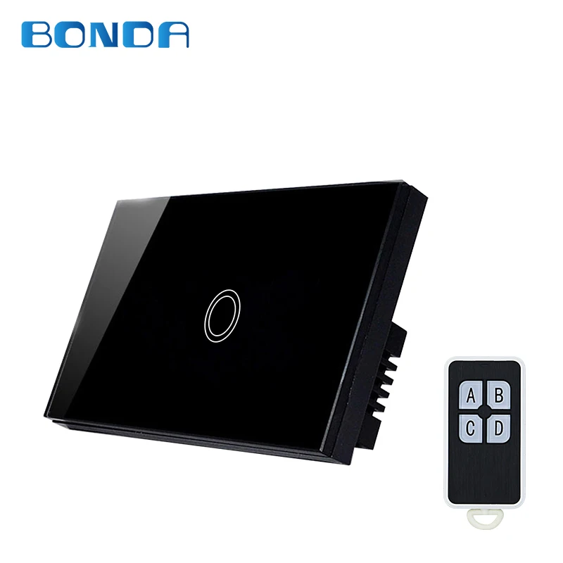 BONDA Стандартный сенсорный fernbedienung schalter палочка 3 gruppen 1 luxus glas панель licht 120 * мм 72