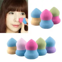 2 шт. косметическое затяжное основание смешивание губок спонж для макияжа лица пуховка для пудры спонж для нанесения макияжа случайный цвет