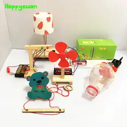 Happyxuan 6 шт. ежедневно изобретение набор эксперимент физика весело игрушечные лошадки технология DIY научный проект наборы малыш ученый