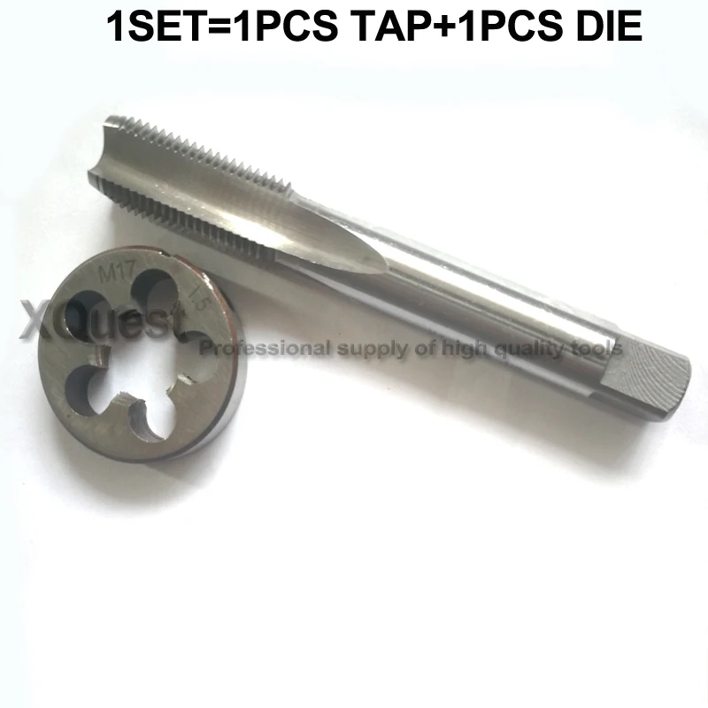2pcs HSS Metric thread tap and die set M12 M13 M14 M15 M16 M17 M18 M20 Round dies Fine Screw taps suit M4 M5 M6 M7 M8 M9 M10 M11