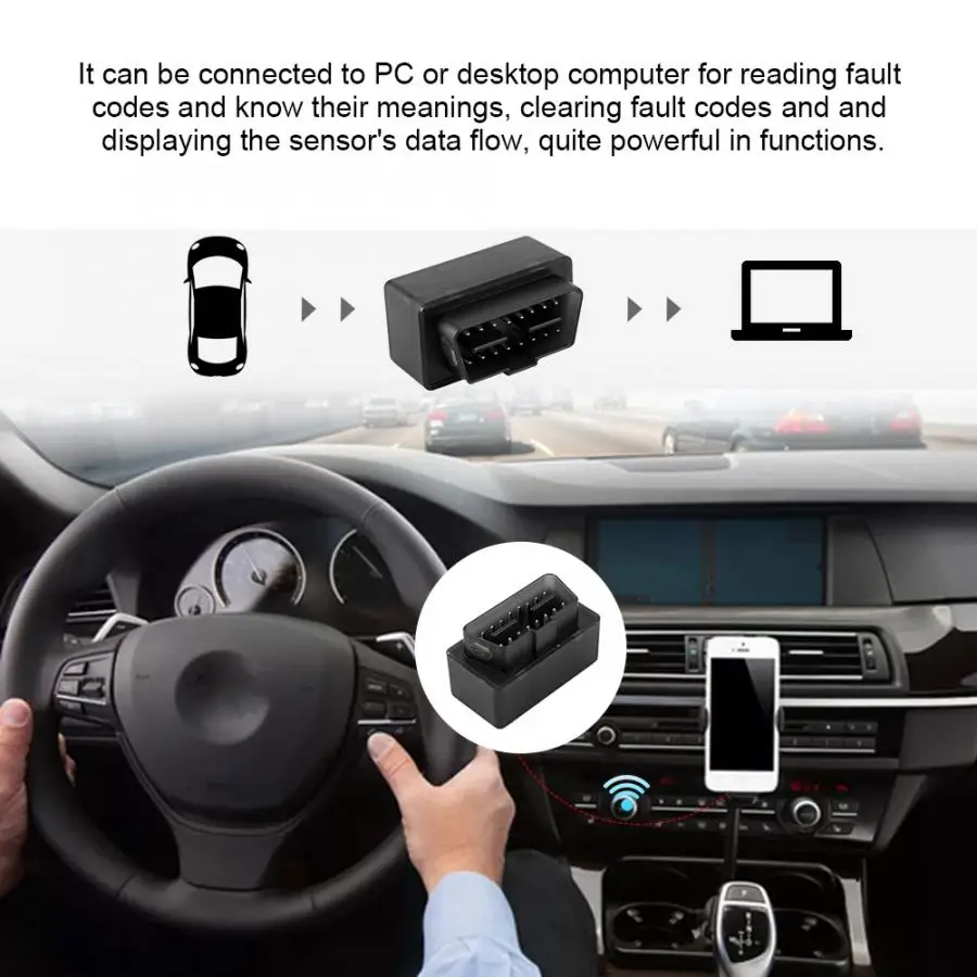 Car Repair Tool Mini OBD2 OBDII CAN BUS Diagnostic Auto Scanner Code Reader V01HW Adapter Tools |