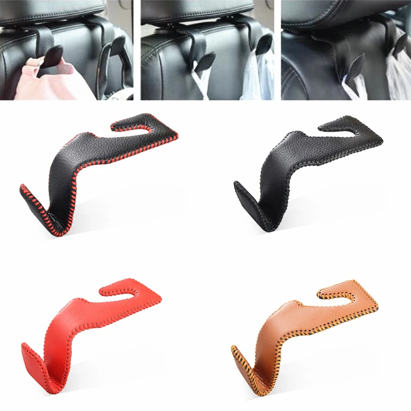 

Car Back Seat Hanger Headrest Hanger Holder Hooks Universal Model For Car Seat Hanger Automobile Interior Accessories