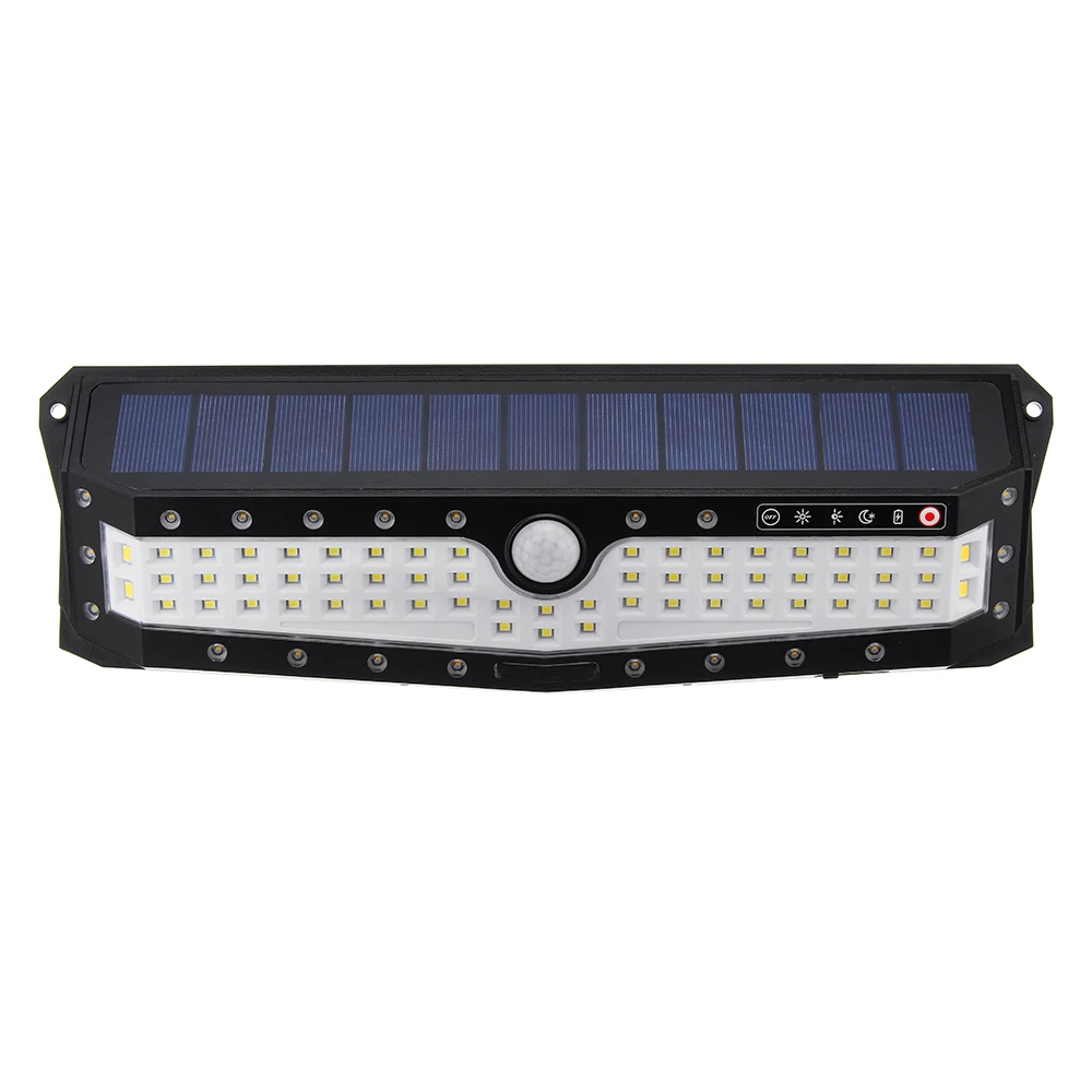 

CLAITE LED Solar Power PIR Motion Sensor Wall Light 79 LED Outdoor Waterproof Energy Saving Street Lamp 4 Modes USB Security Lam