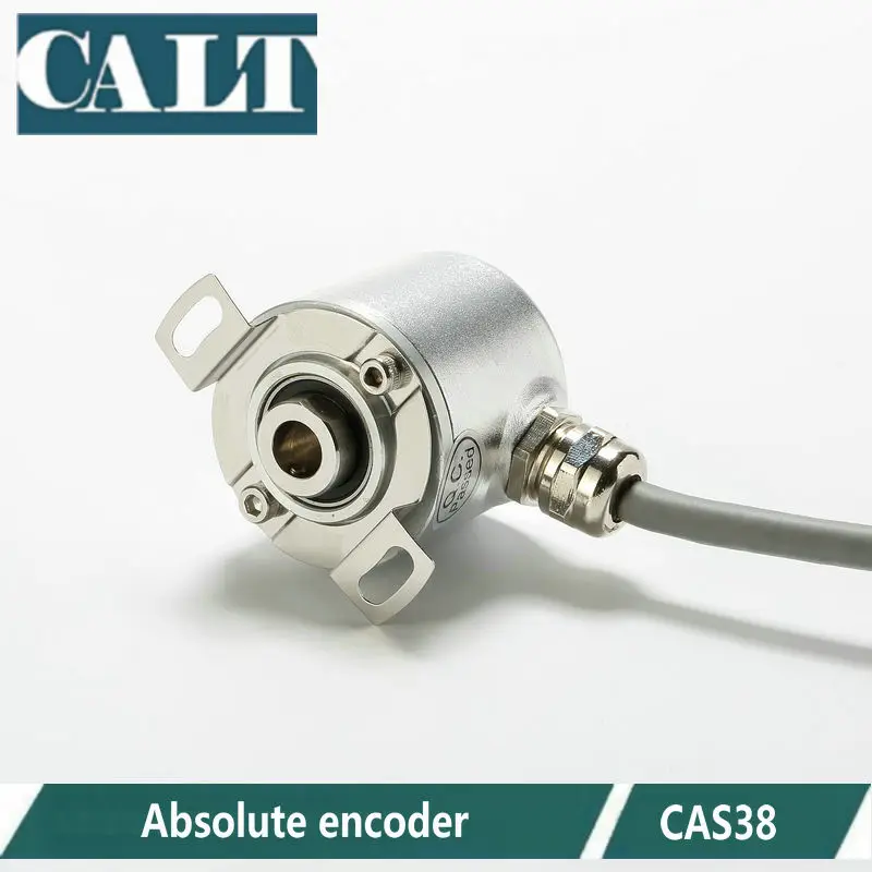 CAS38 однооборотный 13-битный RS485 Магнитный абсолютный кодировщик с потайным полым