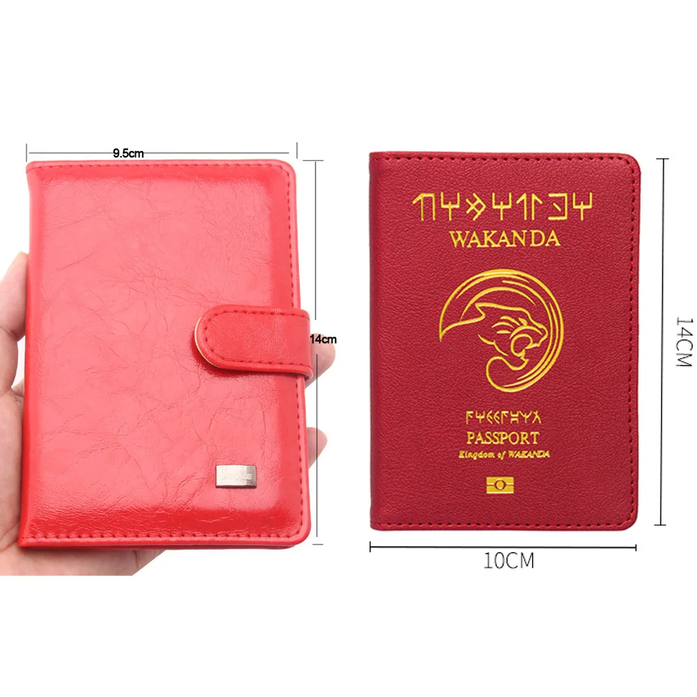 SFG HOUSE Wakanda Passort Обложка унисекс высокое качество кожа держатель для карт Обложка для паспорта Хогвартс Asgard чехол для паспорта
