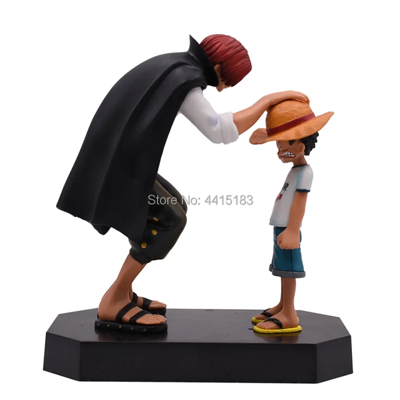 Skup Anime jeden kawałek czterech cesarzy Shanks słomkowy kapelusz Luffy pcv figurka Going Merry Doll zabawka model do kolekcjonowania prezent na boże narodzenie