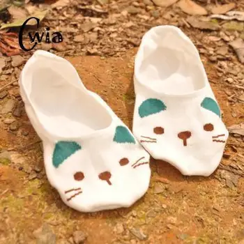 

Warm comfortable cotton bamboo fiber girl women's socks ankle low female invisible color girl boy hosier 3pair=6pcs WS72