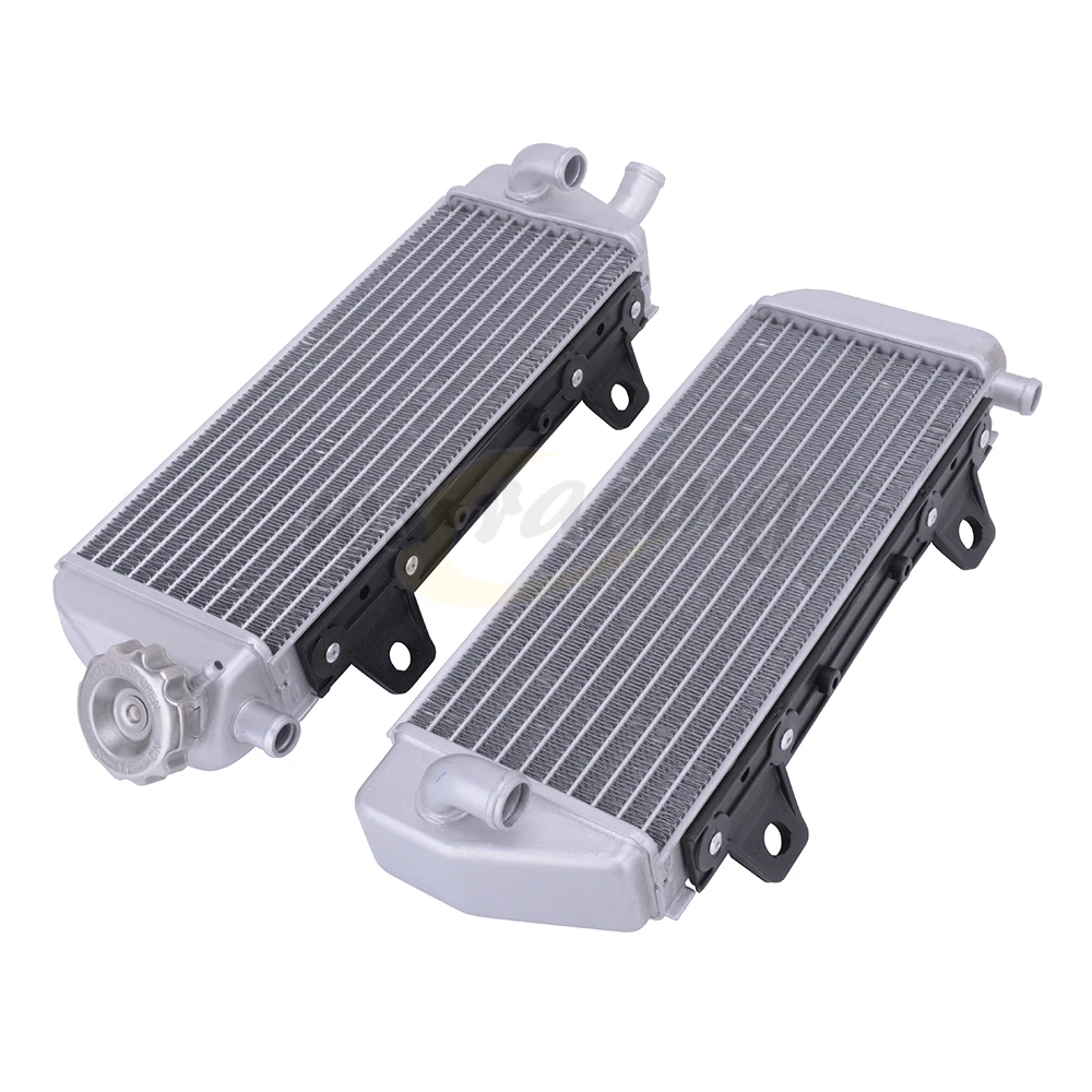 Tanie Chłodnica zbiornika wody chłodzącej motocykl dla KTM SX SXF XCF 125 450 16 18 XCW SX XC EXCF 150 250 300 350 450 500 2017 2018