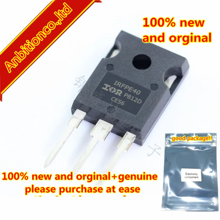 5pcs 100% new and orginal IRFPE40PBF IRFPE40 TO 247 Power MOSFET in ...