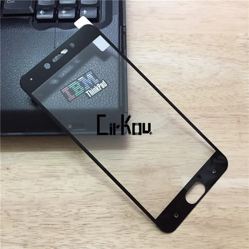 

Full AB Glue Full Cover 2.5D Arc Edge 0.33mm 9H Hardness 100% Tempered Glass Screen Protector Film For OPPO A77
