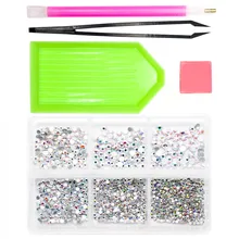 S4/5/6/8/10/12 смешанных 3D ногтей Стразы искрящегося цвета Кристалл aб Стразы для дизайна ногтей, украшения с плоской задней частью Подвески ногтей камни MJZ1002