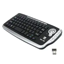 Mini Wireless Mouse Keyboard 3 In 1 2.4G Wireless Keyboard / Air Mouse / Smart Tv Remote Controller Ergonomic Gaming Keyboard