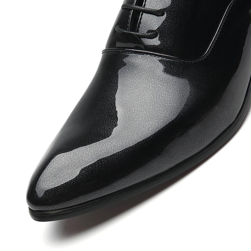 Couro Escritório Elegante Dos Homens 801 Sociais red Size Casamento Oxford Do Plus Adulto Sapatos De Luxo Vestido Black Designer Formal Envernizado qZdAvZY