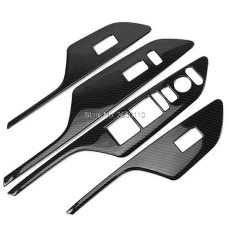 

Carbon Fiber Painted Door Window Lock Switch Lift Cover for 2016-18 Honda Civic