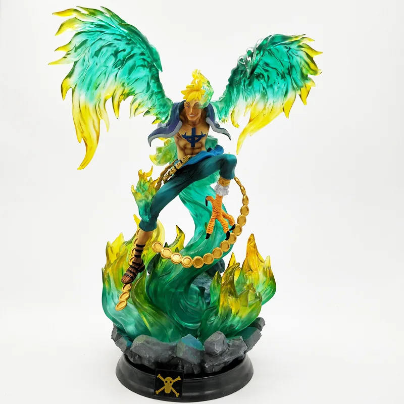 

Anime ONE PIECE GK Immortal Bird Statue Marco Beast SD Top Resonance PVC Action Figure Collection Model Toys Y939