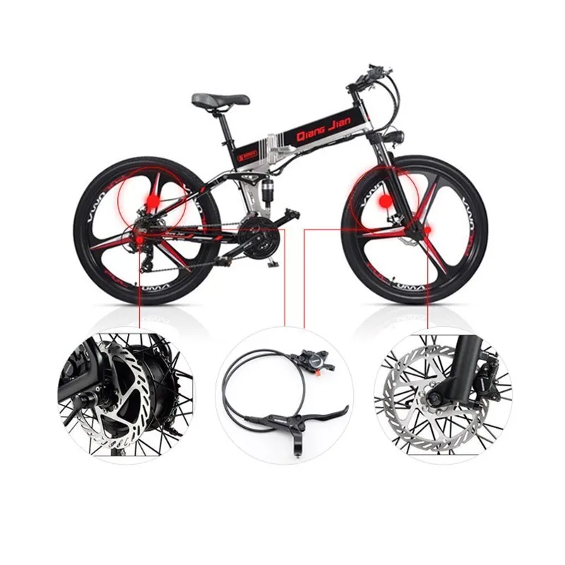 Clearance Powerful New 26 Inch Mountain Bike / Electric Bike / Electric Motorcycle Electric Bicycle Battery / Double 1