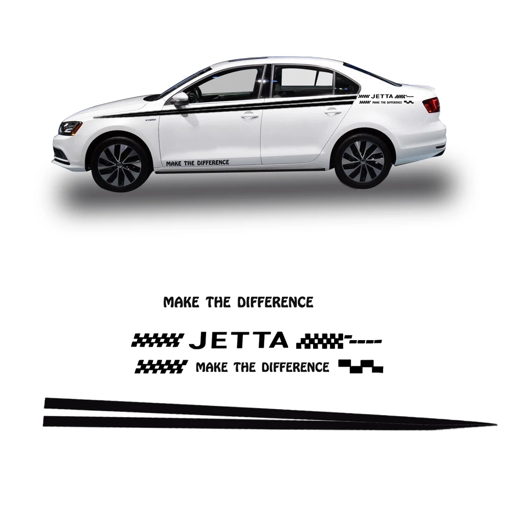 280 см для Volkswagen VW Jetta боковая наклейка на кузов автомобиля наклейки пикап сделай